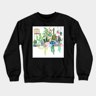 Happy Succulents Crewneck Sweatshirt